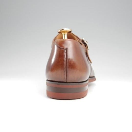 極上★クロケット&ジョーンズ 7D【ハンドグレードライン★ダイナイトソール仕様/SOUTHWELL】ダブルモンク/濃茶/Crockett&Jones★k339