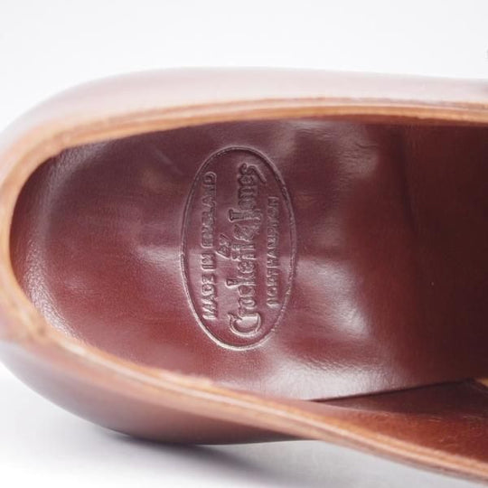 極上★クロケット&ジョーンズ 7D【ハンドグレードライン★ダイナイトソール仕様/SOUTHWELL】ダブルモンク/濃茶/Crockett&Jones★k339