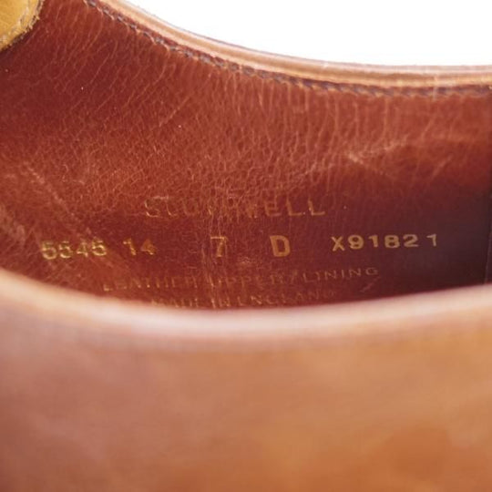 極上★クロケット&ジョーンズ 7D【ハンドグレードライン★ダイナイトソール仕様/SOUTHWELL】ダブルモンク/濃茶/Crockett&Jones★k339