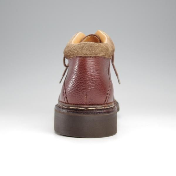 美品★ジョンロブ SIZE 7【貴重★KELSO/ケルソ/チャッカブーツ】アシュビーソール/シボ革×スエード/赤茶×茶/メンズ/JOHN LOBB★k341