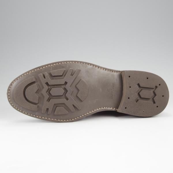 美品★ジョンロブ SIZE 7【貴重★KELSO/ケルソ/チャッカブーツ】アシュビーソール/シボ革×スエード/赤茶×茶/メンズ/JOHN LOBB★k341