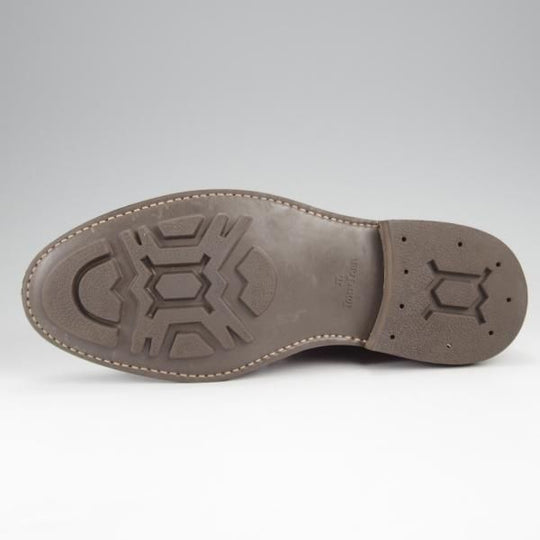 美品★ジョンロブ SIZE 7【貴重★KELSO/ケルソ/チャッカブーツ】アシュビーソール/シボ革×スエード/赤茶×茶/メンズ/JOHN LOBB★k341