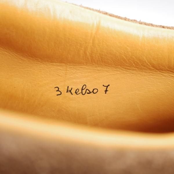 美品★ジョンロブ SIZE 7【貴重★KELSO/ケルソ/チャッカブーツ】アシュビーソール/シボ革×スエード/赤茶×茶/メンズ/JOHN LOBB★k341