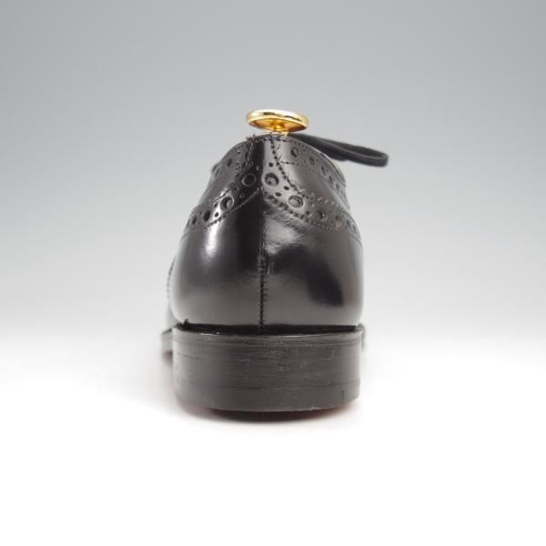 未使用★チャーチ 50F/UK5【貴重★73ラスト仕様のバーウッド/BRISBANE】ブリスベン/フルブローグ/黒/メンズ/Church'★k343