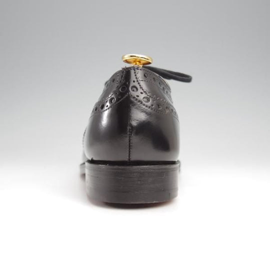 未使用★チャーチ 50F/UK5【貴重★73ラスト仕様のバーウッド/BRISBANE】ブリスベン/フルブローグ/黒/メンズ/Church'★k343