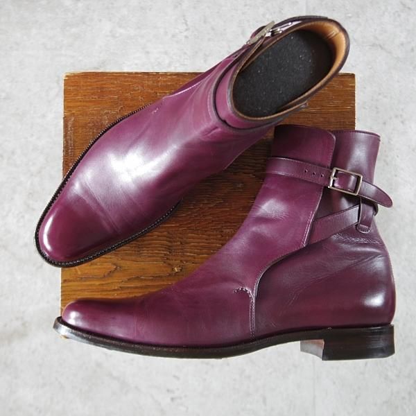 ★(HM)ギルド・オブ・クラフツ US7.5C【現オーダー価格16.5万円程度〜★Jasper/ハンドソーンウェルテッド製法】ジョッパーブーツ★k344