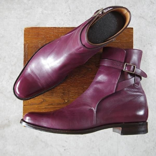 ★(HM)ギルド・オブ・クラフツ US7.5C【現オーダー価格16.5万円程度〜★Jasper/ハンドソーンウェルテッド製法】ジョッパーブーツ★k344