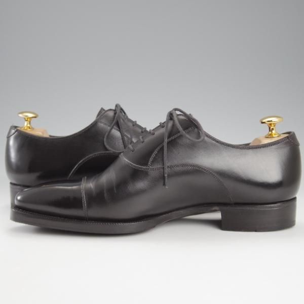 極上★(伊)メッカリエロ SIZE 5.5【★グッドイヤーウェルテッド製法/ストレートチップ/黒】カーフ/メンズ/MECCARIELLO★k346