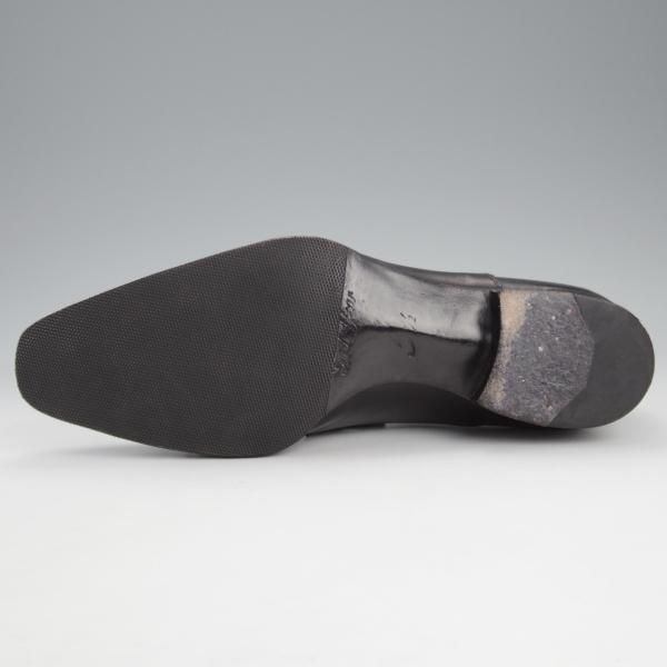 極上★(伊)メッカリエロ SIZE 5.5【★グッドイヤーウェルテッド製法/ストレートチップ/黒】カーフ/メンズ/MECCARIELLO★k346