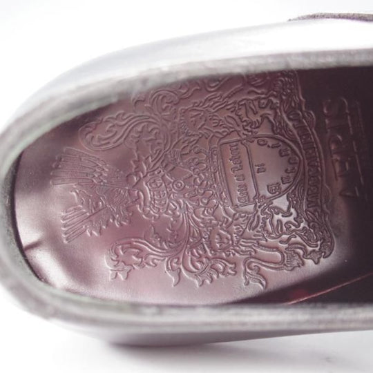 極上★(伊)メッカリエロ SIZE 5.5【★グッドイヤーウェルテッド製法/ストレートチップ/黒】カーフ/メンズ/MECCARIELLO★k346