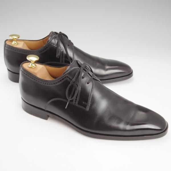 本日限定【新品未使用】マグナーニ スペイン サイズ38 マグナーニ SIZE 38【ボロネーゼ製法/プレーントゥ/黒】 | 高級中古