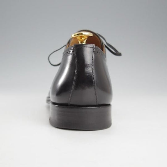 美品★(スペイン製)マグナーニ SIZE 38【★ボロネーゼ製法/プレーントゥ/黒】11821/カーフ/メンズ/MAGNANNI★k347