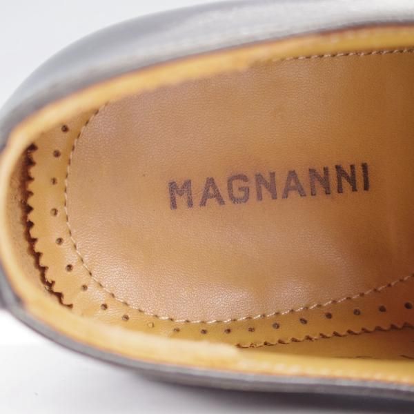 マグナーニ SIZE 38【ボロネーゼ製法/プレーントゥ/黒】 | 高級中古