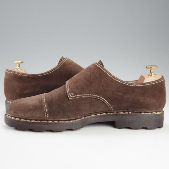 ★パラブーツ SIZE 9【定価￥82,500-★ウィリアム/WILLIAM】マルシェソール/スエード/濃茶/メンズ/Paraboot★k348