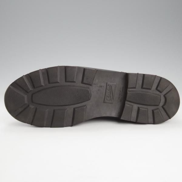 極上★パラブーツ SIZE 42【貴重★フォック仕様(アザラシの毛皮)/ミカエル/MICHAEL】チロリアンシューズ/黒/メンズ/Paraboot★k349