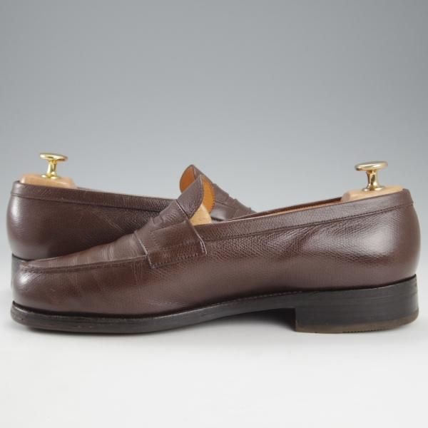 ★J.M.ウエストン 7C【現行定価￥137,500-★180/コインローファー/旧ロゴ】41ラスト/ヴィンテージ/濃茶/メンズ/Weston/ウェストン★k351