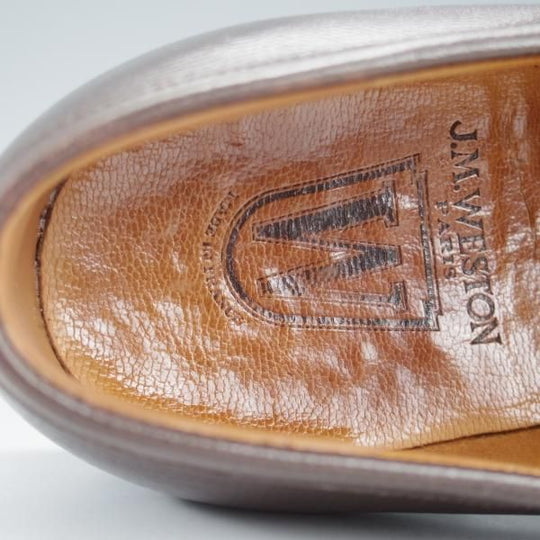 ★J.M.ウエストン 7C【現行定価￥137,500-★180/コインローファー/旧ロゴ】41ラスト/ヴィンテージ/濃茶/メンズ/Weston/ウェストン★k351