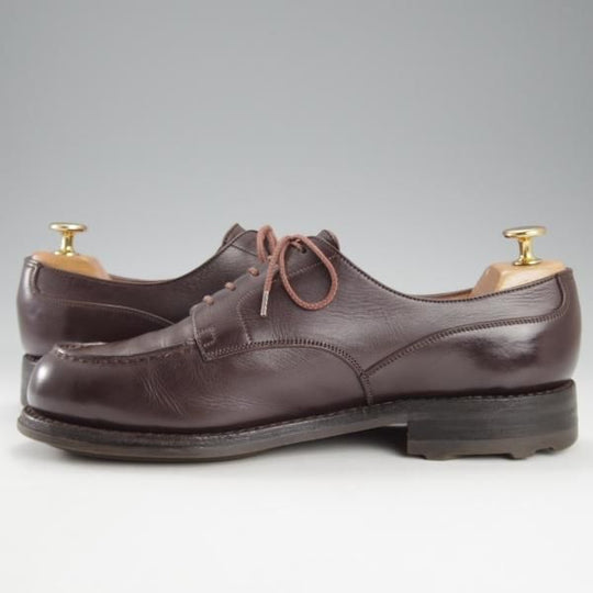 ★J.M.ウエストン 7.5C【現行定価￥154,000-★ゴルフ/GOLF/旧ロゴ】641/31ラスト/Uチップ/ヴィンテージ/濃茶/ウェストン/Weston★k352
