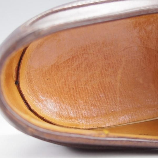 ★J.M.ウエストン 7.5C【現行定価￥154,000-★ゴルフ/GOLF/旧ロゴ】641/31ラスト/Uチップ/ヴィンテージ/濃茶/ウェストン/Weston★k352