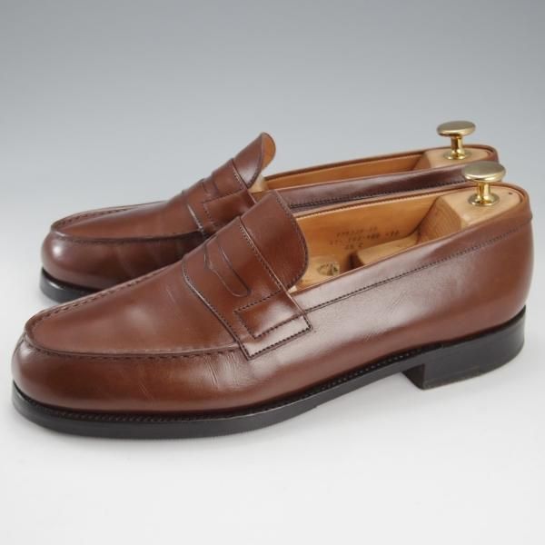 極上★J.M.ウエストン 6.5C【現行定価￥137,500-★180/コインローファー】41ラスト/ボックスカーフ/TAN/茶/Weston/ウェストン★k353