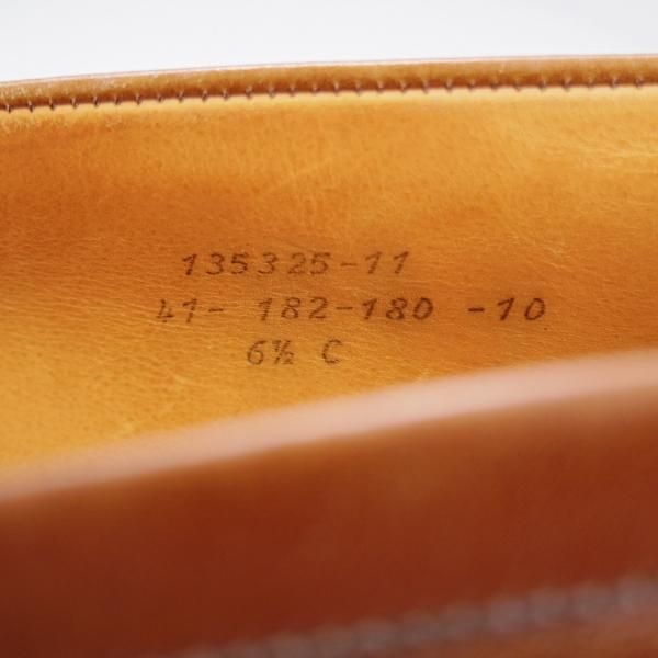 極上★J.M.ウエストン 6.5C【現行定価￥137,500-★180/コインローファー】41ラスト/ボックスカーフ/TAN/茶/Weston/ウェストン★k353