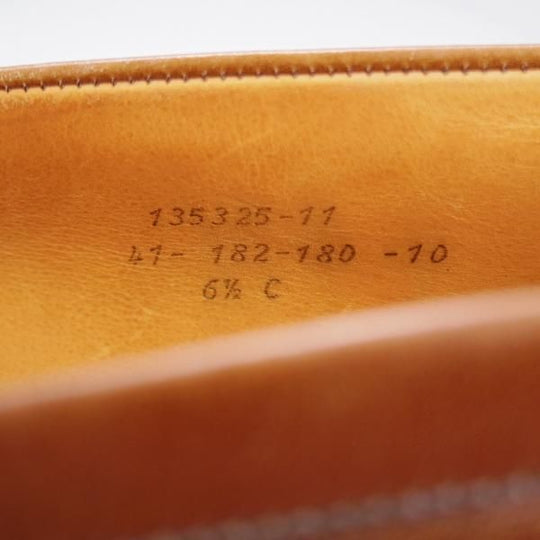 極上★J.M.ウエストン 6.5C【現行定価￥137,500-★180/コインローファー】41ラスト/ボックスカーフ/TAN/茶/Weston/ウェストン★k353