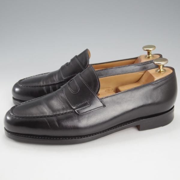 極上★ジョンロブ 5.5E【定価￥239,800-★ロペス/LOPEZ】4395ラスト/コインローファー/カーフ/黒/メンズ/JOHN LOBB★k354