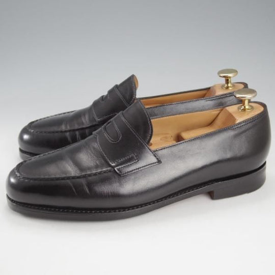 極上★ジョンロブ 5.5E【定価￥239,800-★ロペス/LOPEZ】4395ラスト/コインローファー/カーフ/黒/メンズ/JOHN LOBB★k354