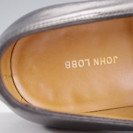 極上★ジョンロブ 5.5E【定価￥239,800-★ロペス/LOPEZ】4395ラスト/コインローファー/カーフ/黒/メンズ/JOHN LOBB★k354