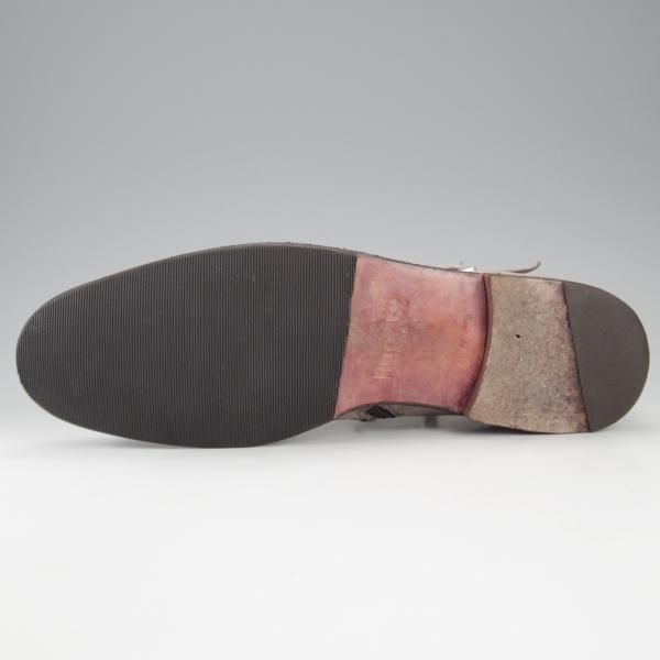 極上★(伊)Raparo/ラパーロ SIZE 7【★ジョッパーブーツ/サイドジップブーツ】スエード/灰/メンズ★k365