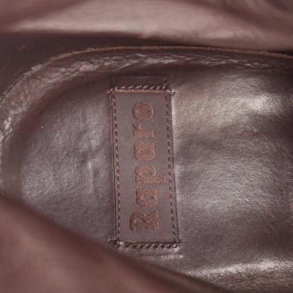 極上★(伊)Raparo/ラパーロ SIZE 7【★ジョッパーブーツ/サイドジップブーツ】スエード/灰/メンズ★k365