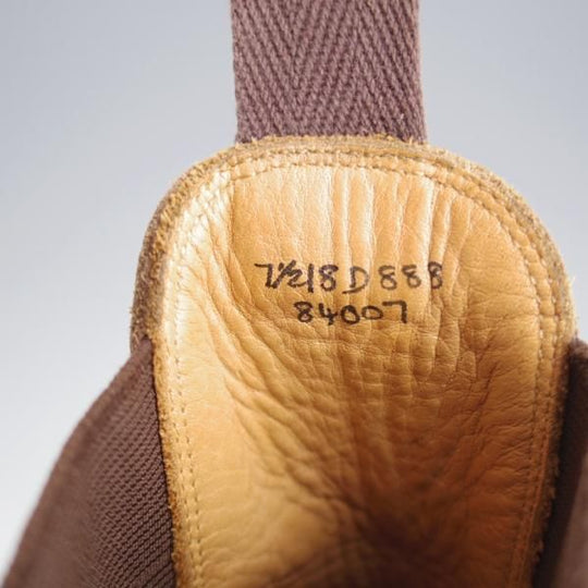 ★エドワードグリーン 7.5D【現行定価￥253,000-★NEWMARKET/サイドゴアブーツ/888ラスト】スエード/濃茶/EDWARD GREEN★k366
