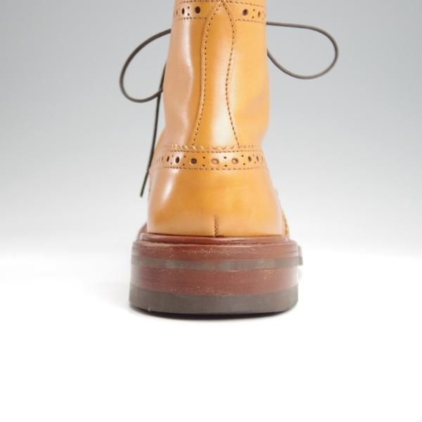 ★トリッカーズ SIZE 7.5【定価￥104,500-★ダイナイトソール仕様/MALTON/エイコンアンティーク】カントリーブーツ/薄茶/Tricker's★k369