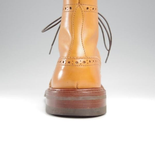 ★トリッカーズ SIZE 7.5【定価￥104,500-★ダイナイトソール仕様/MALTON/エイコンアンティーク】カントリーブーツ/薄茶/Tricker's★k369