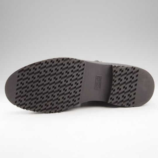 極美品★(伊製)HERMES/エルメス SIZE 40【貴重★チロリアンブーツ/ストラップ】カーフ/黒/メンズ★k370