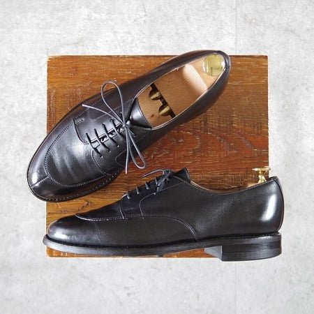 極上★ロイドフットウェア SIZE 6.5【貴重★(英)ホワイト社製/ダイナイトソール仕様】Uチップ/カーフ/黒/メンズ/Lloyd Footwear★k373