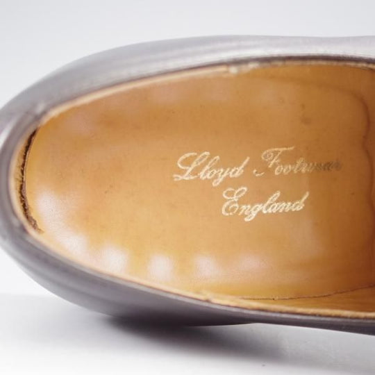 極上★ロイドフットウェア SIZE 6.5【貴重★(英)ホワイト社製/ダイナイトソール仕様】Uチップ/カーフ/黒/メンズ/Lloyd Footwear★k373