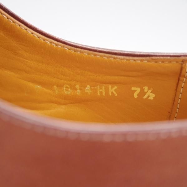 ★Perfetto/ペルフェット SIZE 7.5【グッドイヤーウェルテッド製法★パンチドキャップトゥ/PF1014HK】カーフ/濃茶/メンズ★k375