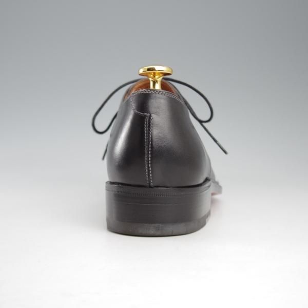 未使用★(伊)ボリーニ SIZE 38【貴重★グッドイヤーアルタッコ製法/プレーントゥ】ダービーシューズ/カーフ/黒/メンズ/Bolini★k380