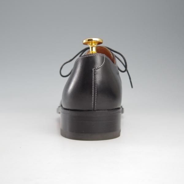 未使用★(伊)ボリーニ SIZE 38【貴重★グッドイヤーアルタッコ製法/プレーントゥ】ダービーシューズ/カーフ/黒/メンズ/Bolini★k380