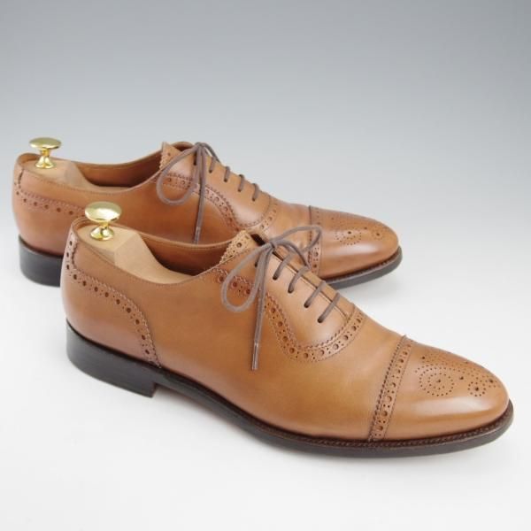 極上★ユニオンインペリアル SIZE 7【定価￥44,000-★セミブローグ/U2002】カーフ/茶/メンズ/Union Imperial★k381