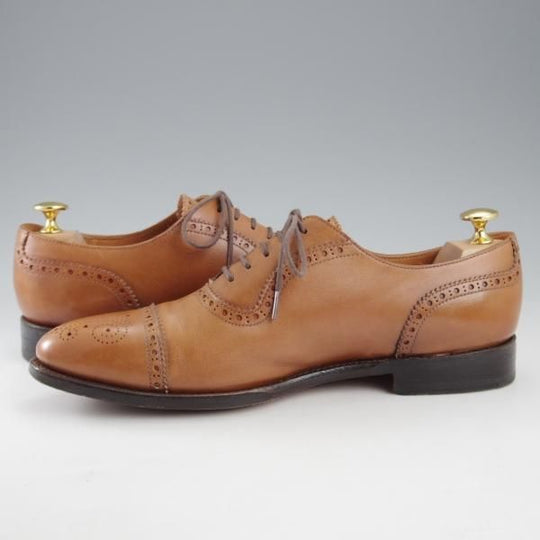 極上★ユニオンインペリアル SIZE 7【定価￥44,000-★セミブローグ/U2002】カーフ/茶/メンズ/Union Imperial★k381