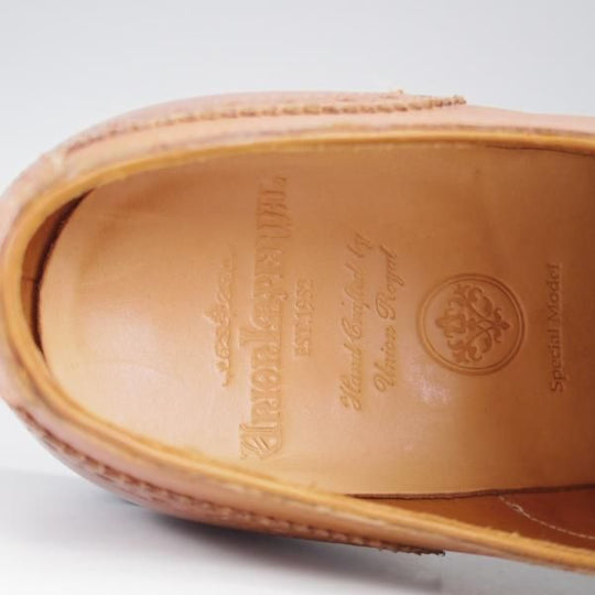 極上★ユニオンインペリアル SIZE 7【定価￥44,000-★セミブローグ/U2002】カーフ/茶/メンズ/Union Imperial★k381