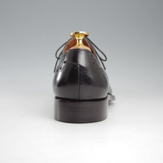 極美品★スコッチグレイン SIZE 25【2020年限定モデル★KUROBAKO2020/純正シューツリー付き/20201】セミブローグ/黒/SCOTCH GRAIN★k383