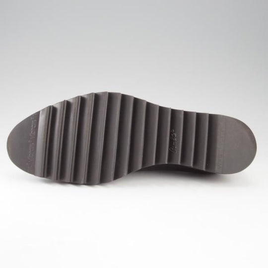 極上★(伊)F.LLIジャコメッティ SIZE 42【定価￥102,600-★FG173/プレーントゥ/シャークソール】MASSIMO/黒/メンズ/Giacometti★k384