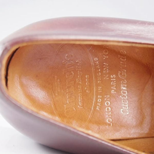 ★チャーチ 80F/UK8【現行定価￥181,500-★旧チャーチ/73ラスト/ブックバインダーカーフ】Westbury/3都市ロゴ/濃茶/メンズ/Church's★k385