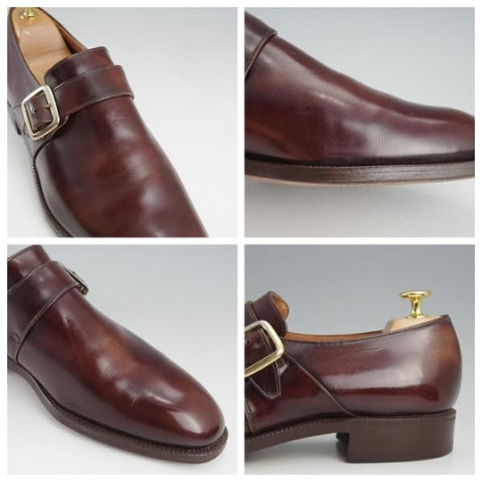 ★チャーチ 80F/UK8【現行定価￥181,500-★旧チャーチ/73ラスト/ブックバインダーカーフ】Westbury/3都市ロゴ/濃茶/メンズ/Church's★k385