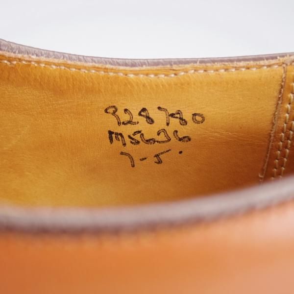 極上★トリッカーズ SIZE 7【定価￥121,000-★Woodstock/シーシェイド/C shane】m5636/プレーントゥ/カーフ/茶/メンズ/Tricker's★k386