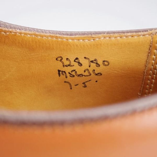 極上★トリッカーズ SIZE 7【定価￥121,000-★Woodstock/シーシェイド/C shane】m5636/プレーントゥ/カーフ/茶/メンズ/Tricker's★k386