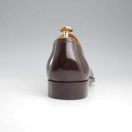 未使用★(HM)ギルド・オブ・クラフツ US7D【税込上代￥243,000-★Millies/ハンドソーンウェルテッド製法】ローファー/カーフ/濃茶★k388